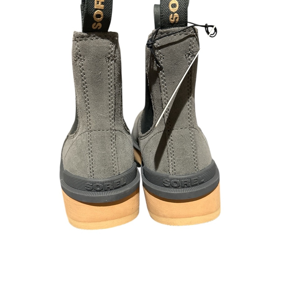Sorel Hi-Line Chelsea Boot Grey 6.5 Tan Sole NWT Waterproof - Picture 4 of 6